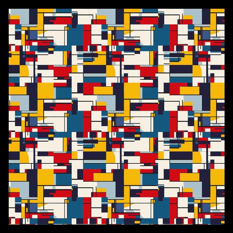 Abstract Geometric Seamless Repeat Pattern Shapes