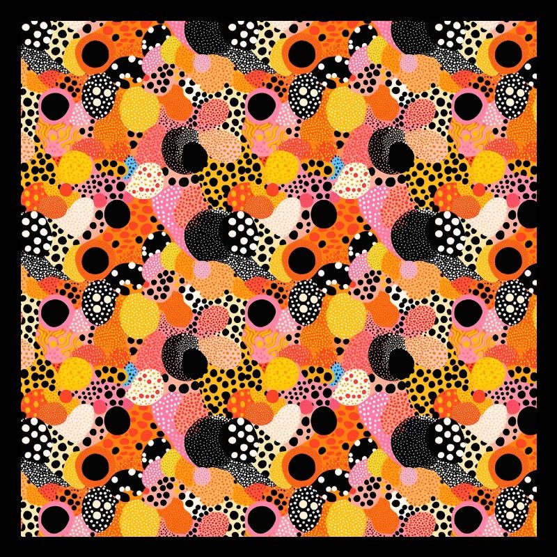Abstract Seamless Pattern Shapes Lines Modern Art