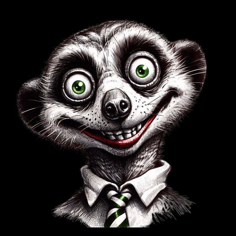 Suricate heureux