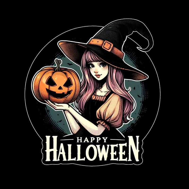 Bonne sorcière d’Halloween