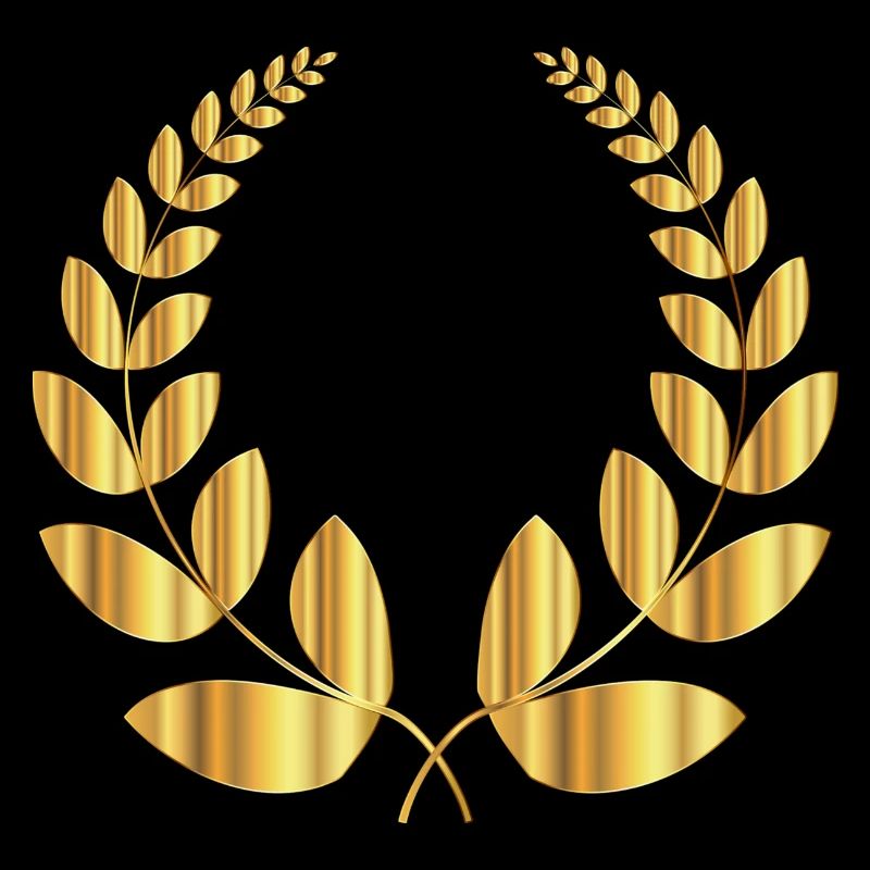 Lorbeerkranz Gold