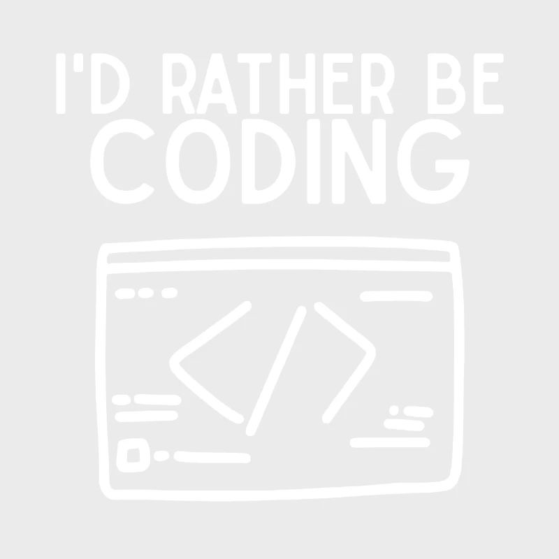 Je préfère coder