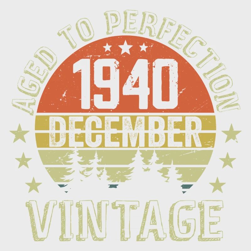 Retro Geburtstagsgeschenk - Geboren im Dezember 1940