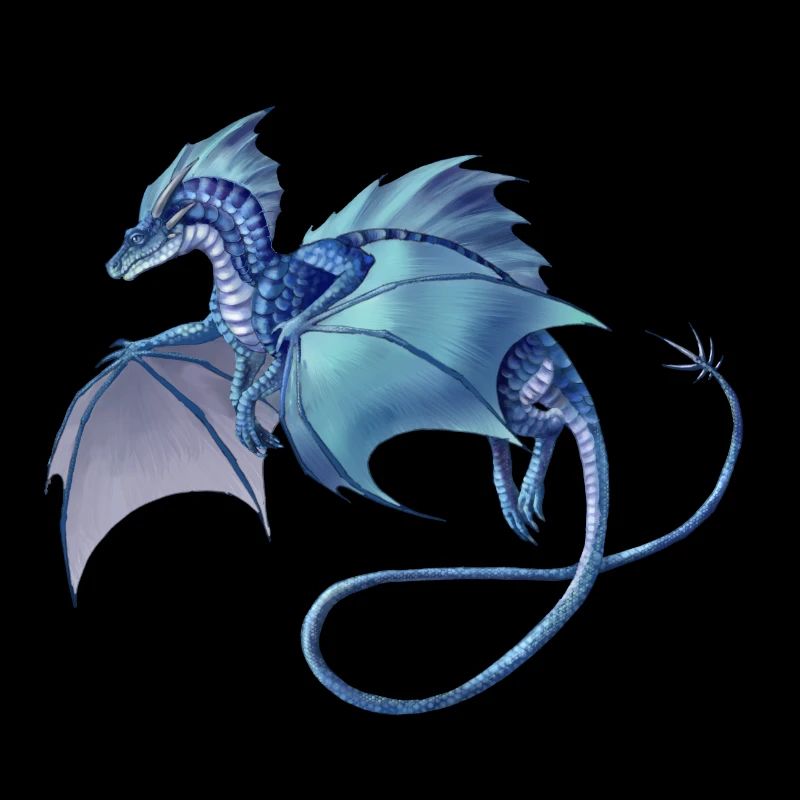 Blauer Drache