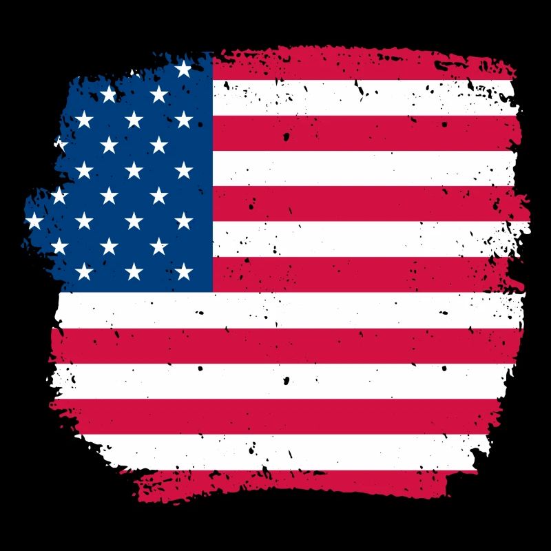 Drapeau américain vintage des États-Unis