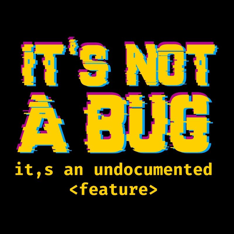 It's not a bug it's an undocumented feature