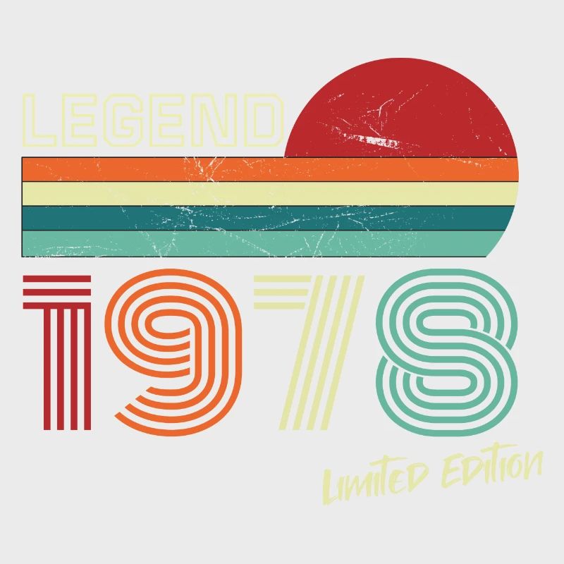 Legend 1978 Geburtstagsshirt Geschenk Jubiläum