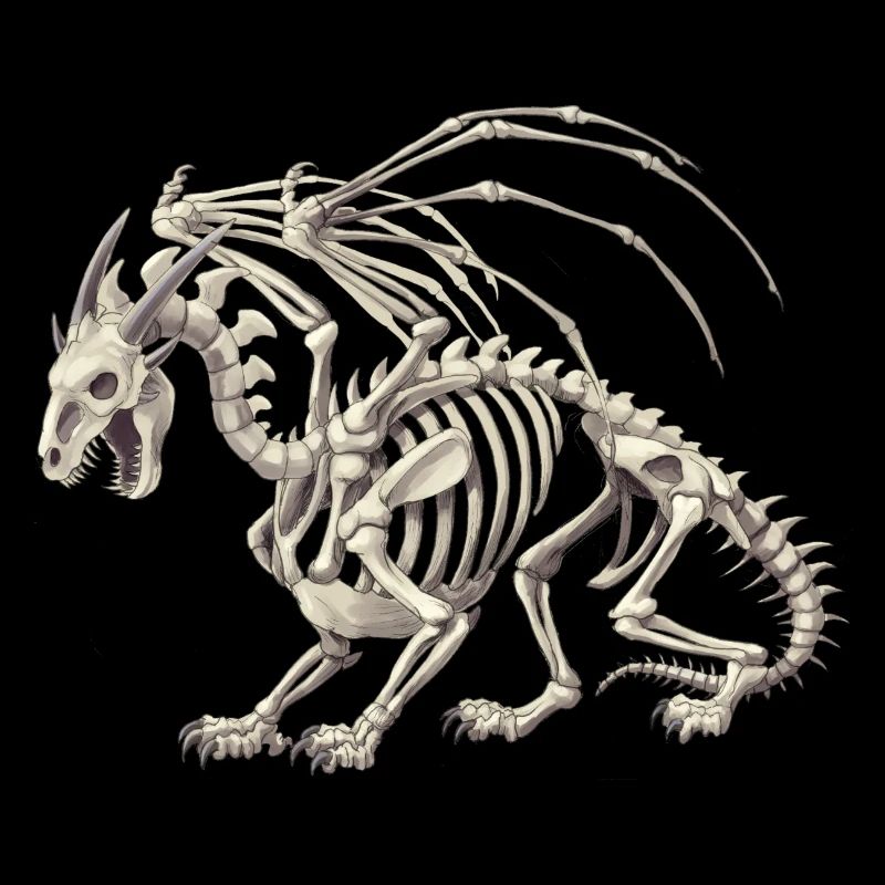 squelette de dragon