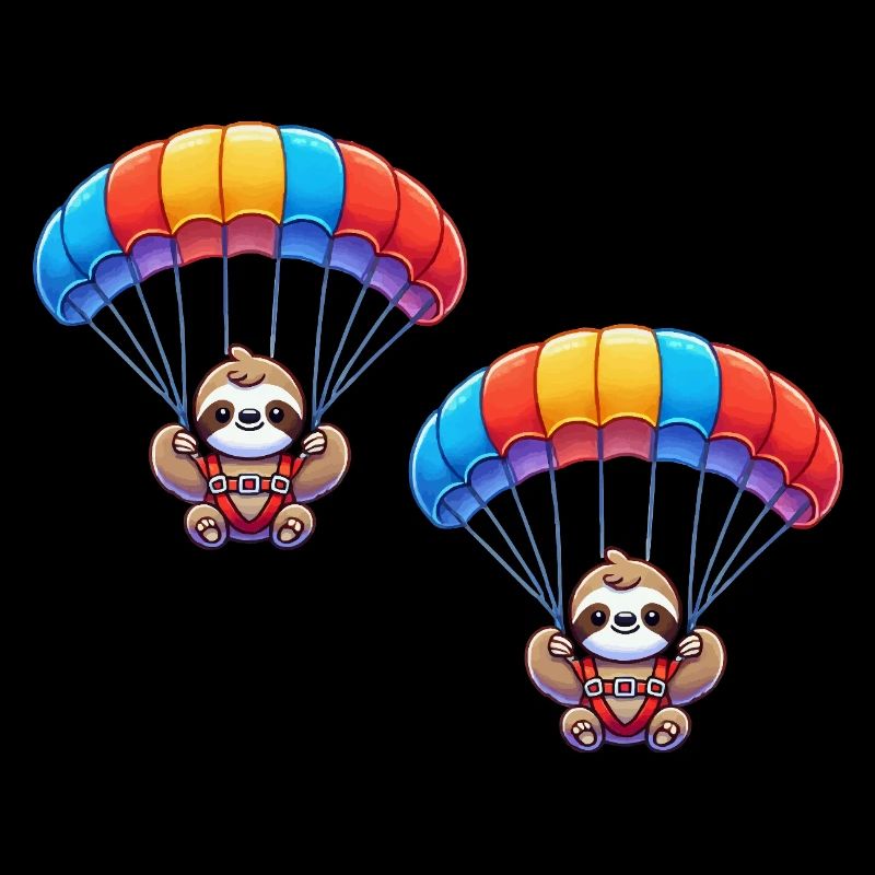 faultier fallschirm 2