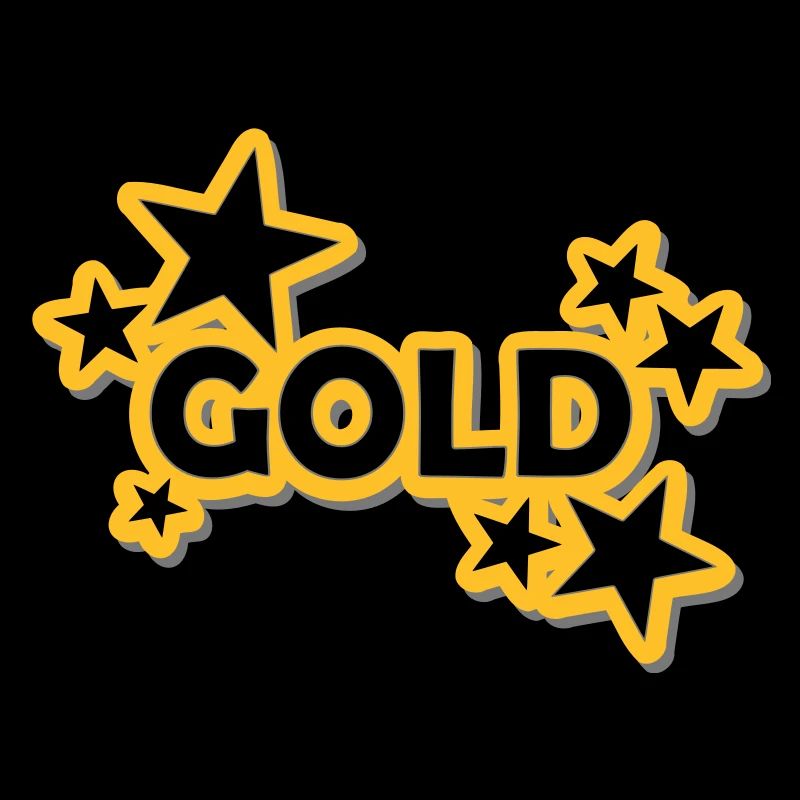 Autocollant d'or
