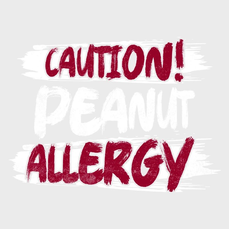 Caution! Peanut Allergy Awareness Nut Allergic