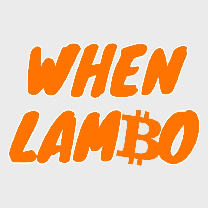Crypto When Lambo BTC Bitcoin 2