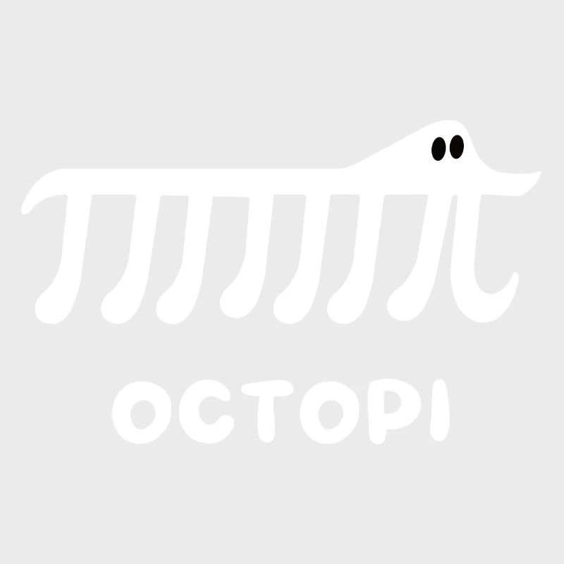Funny Pi Math Design - Octopi math