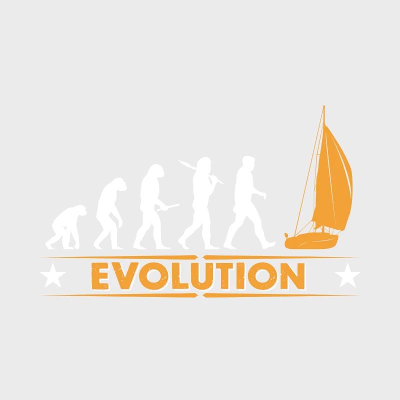 Sail evolution - orange/white