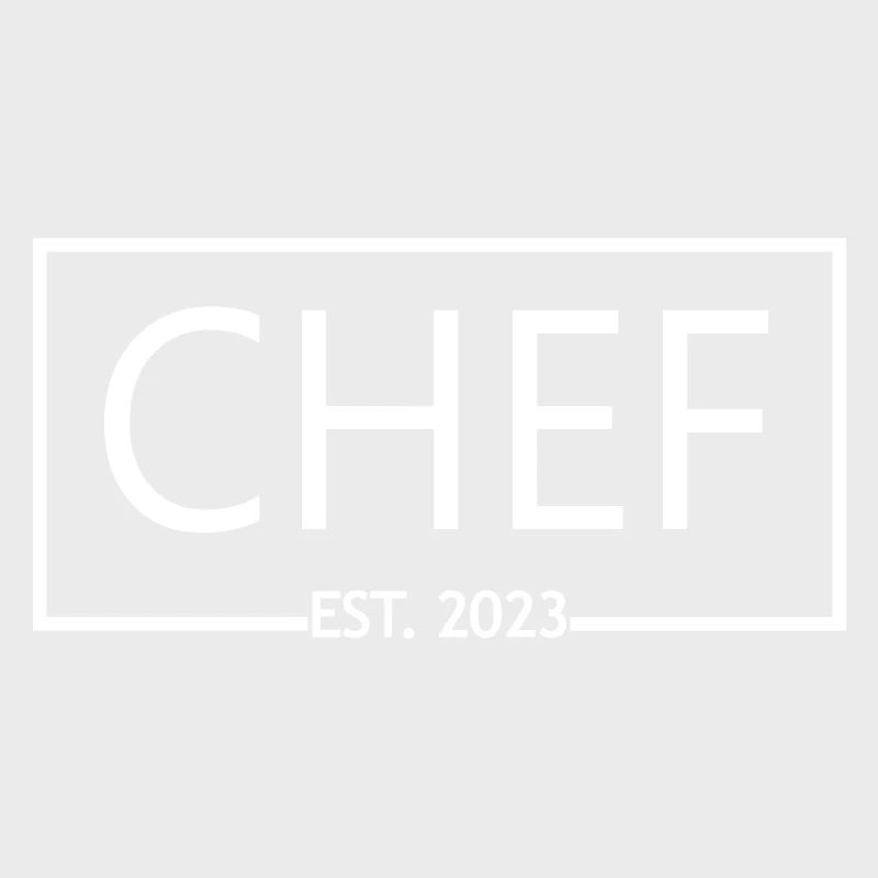 Chef Est. 2023 Graduated Chef Culinary Art Student