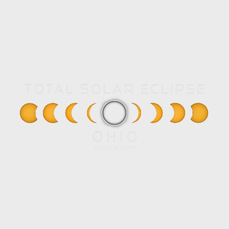 Ohio Solar Eclipse 2024 April 8 Souvenir