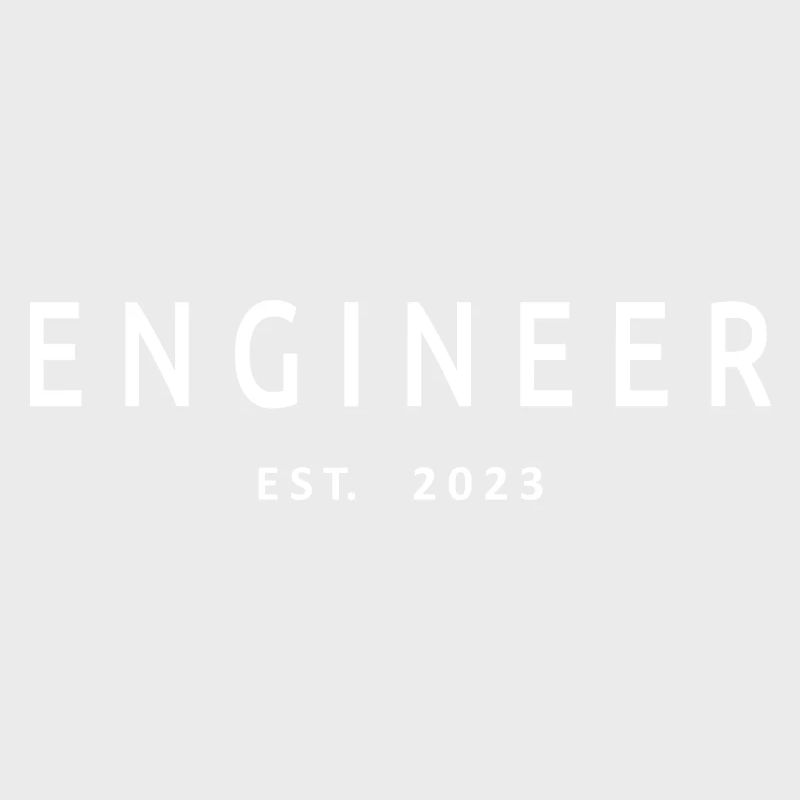 Engineer Est. 2023 Graduation Engineering Student