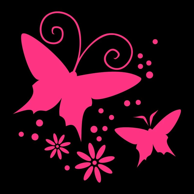 papillon souple, fleur