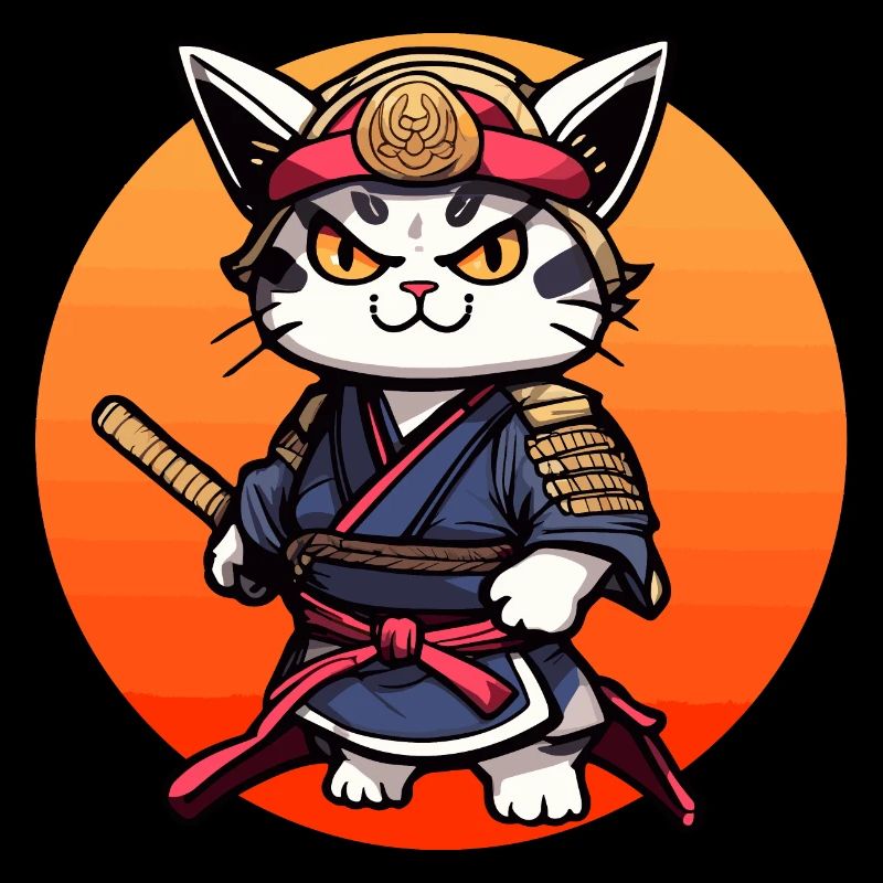 Chat samouraï #26