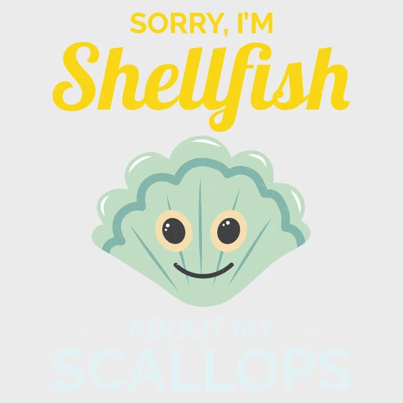 Scallop Seashells Collector Beachcomber Shellfish
