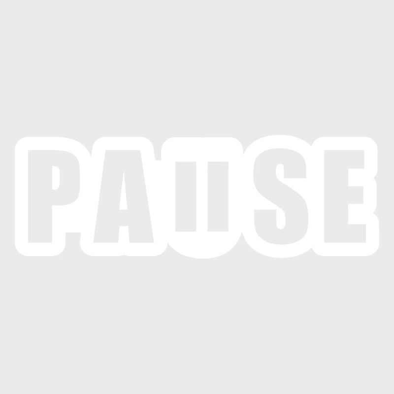 Pause - break - pause button