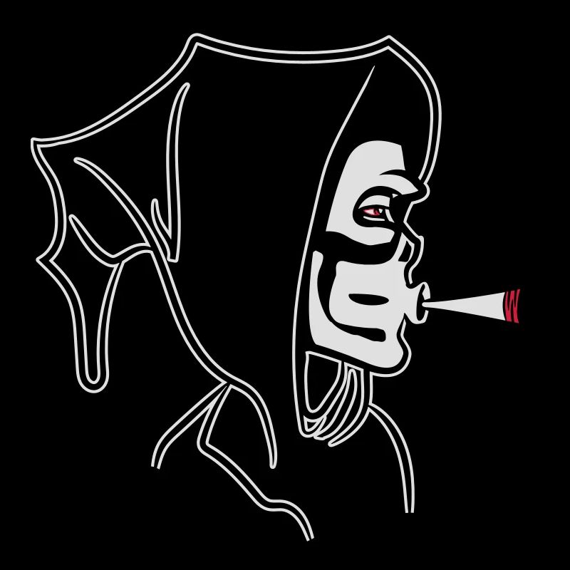 Mort articulation kiffen à capuchon