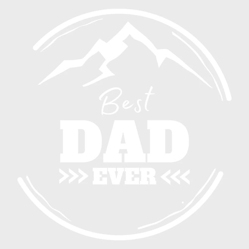 Best Dad Daddy Mountains Gift