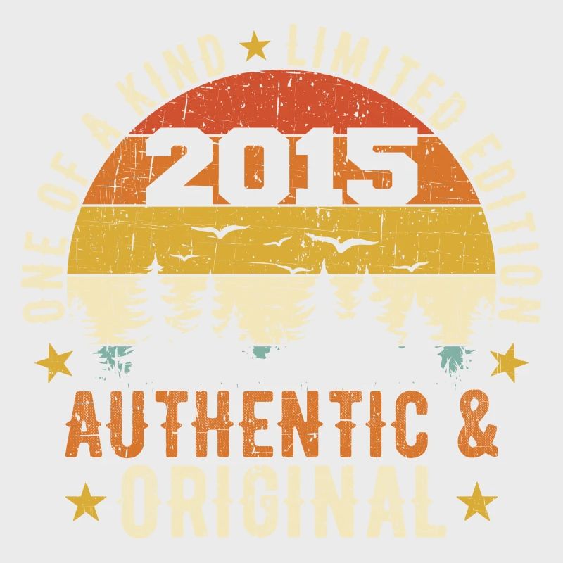 Original 2015 authentisches 2015 Geburtstagsgeschenk