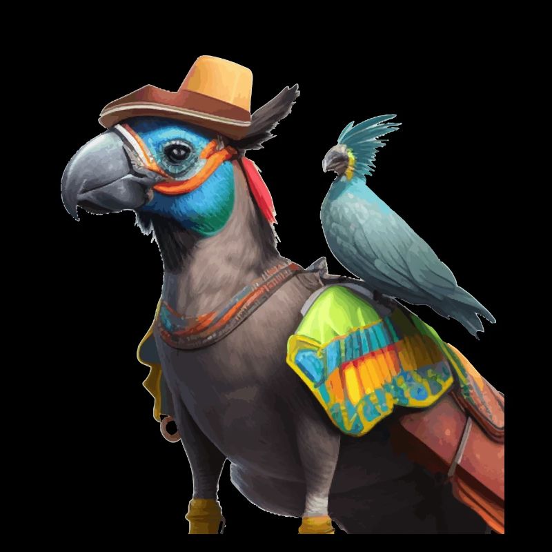 Parrot with buddy gift