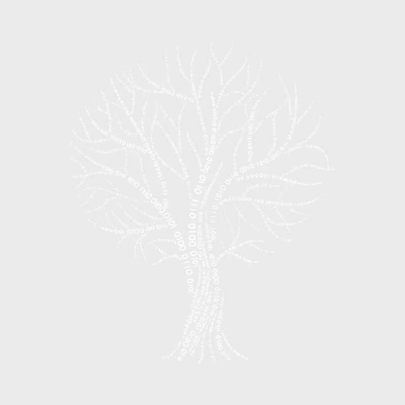 Binärer Baum Null Eins Code Geschenk Ast Zweig