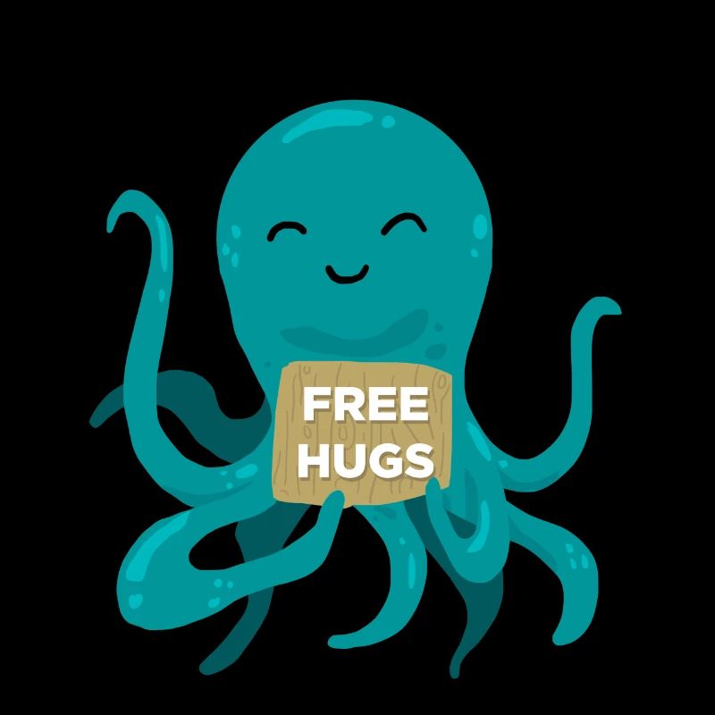 VRIJE OMHELZINGEN octopus gift
