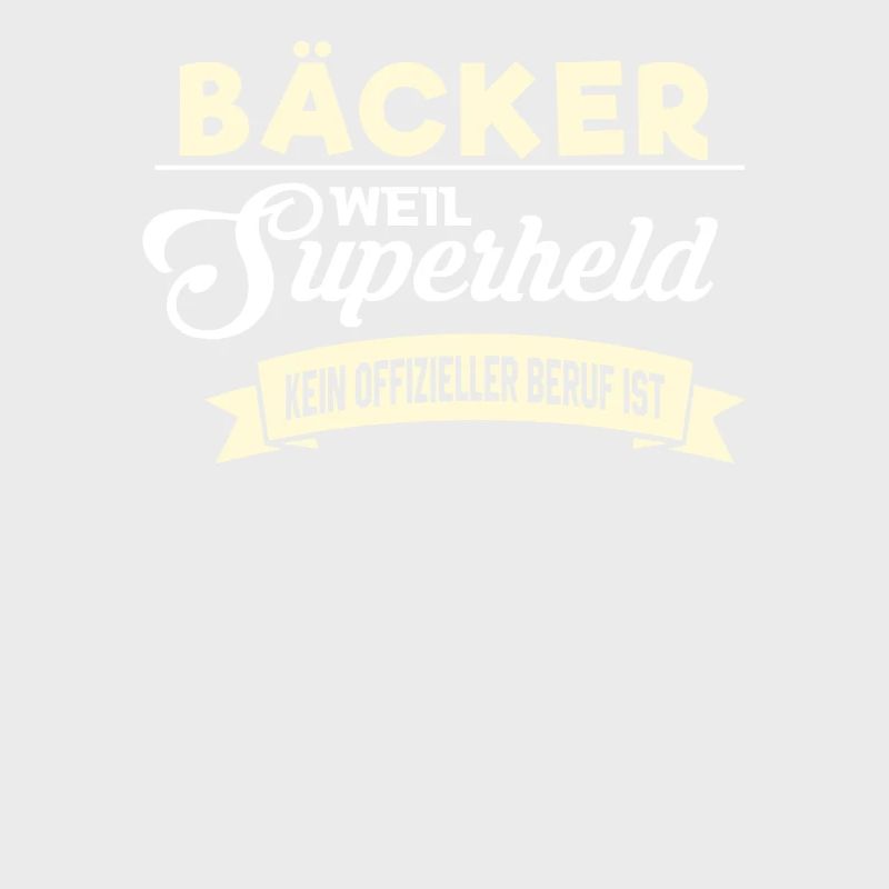 Superheld Beruf Bäcker