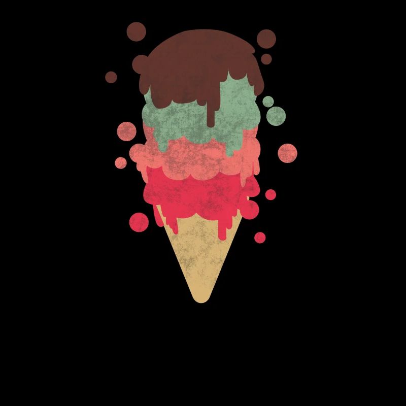 Sommer Geschenk Eiscreme Eis Waffel Kinder Ferien