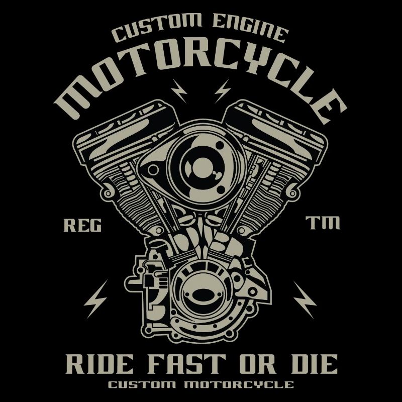 Conversion de moteur de moto Chopper Custom Engine