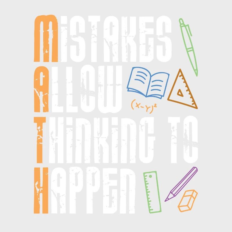 Math school mathematics study formula gift