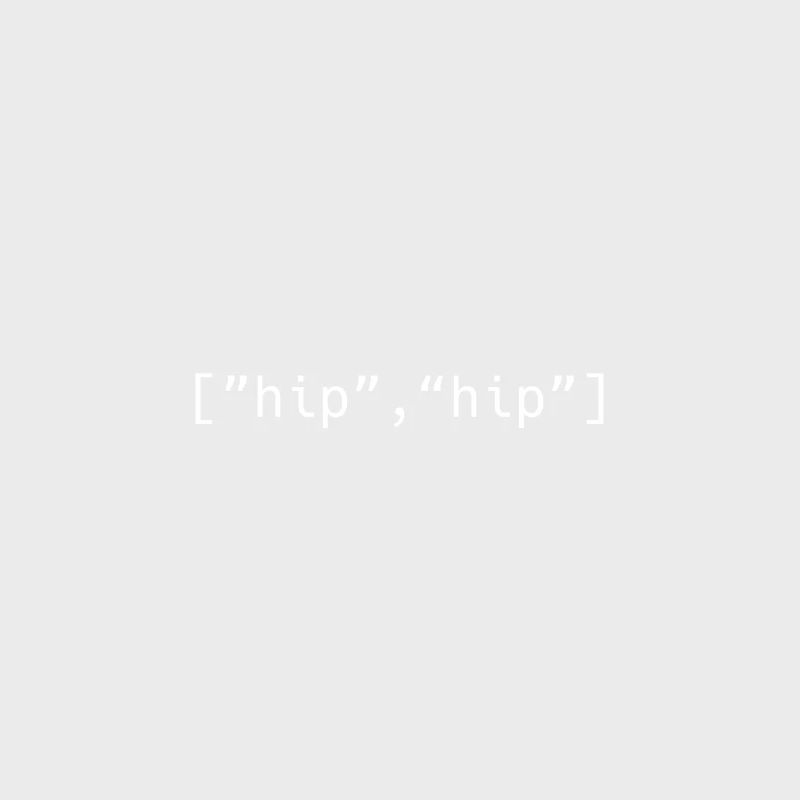 Hip Hip Hooray Programming Array