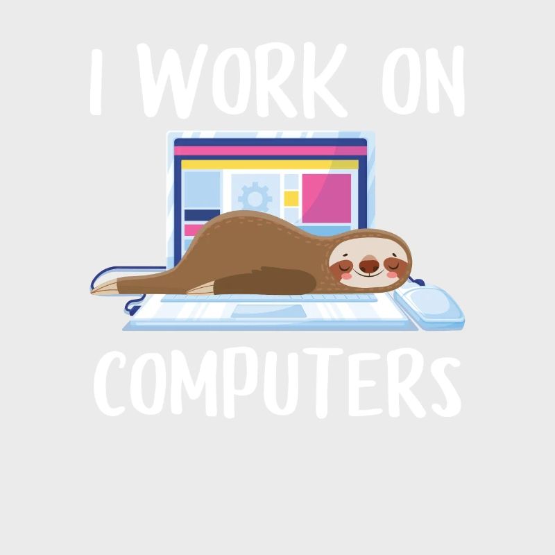 I work on computers Computer Progammer Geschen