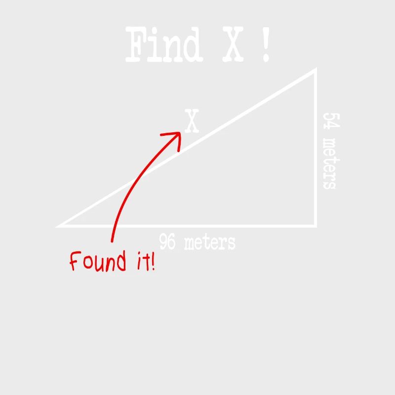 Math math meme Find X Found It pythagoras