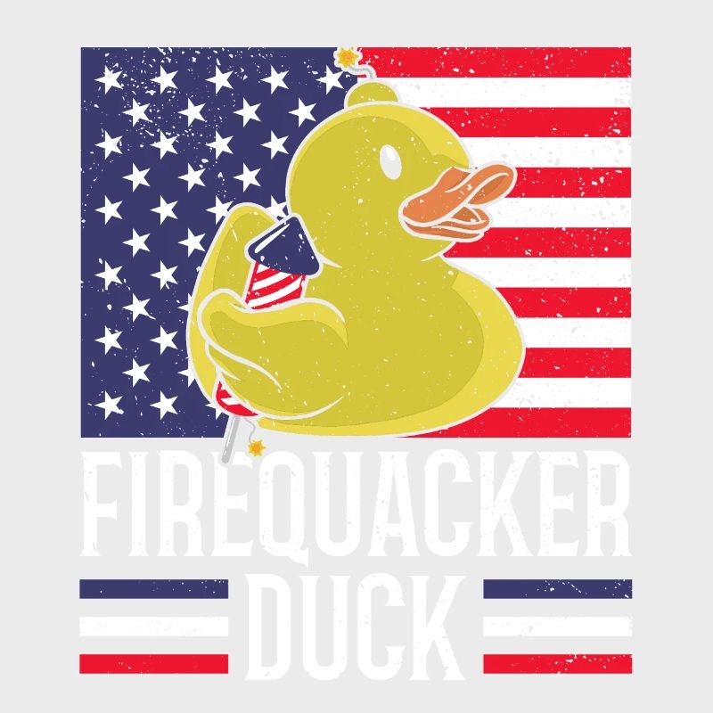 Firequacker Duck 4 juillet Firecracker