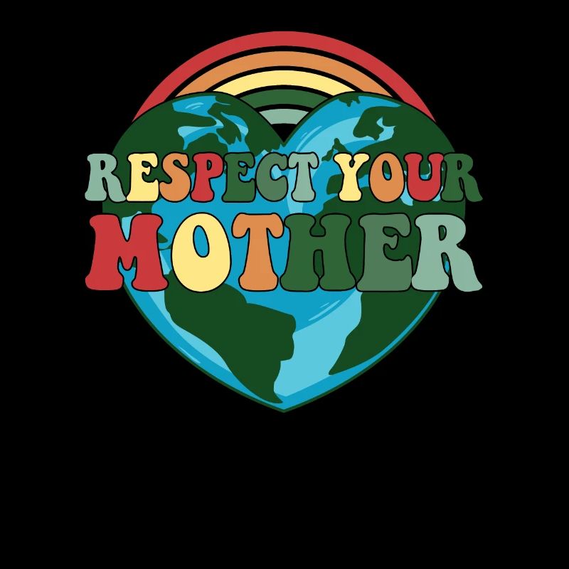 Respektiere deine Mutter Erde Stunde Tag der Erde