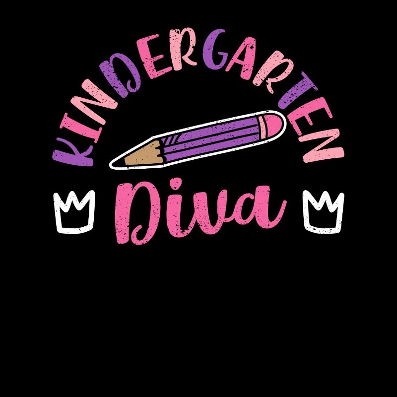 Mädchen Kindergarten Diva Erster Kindergartentag