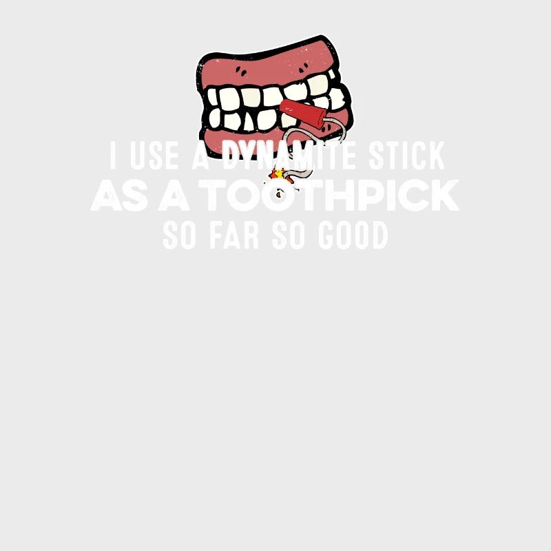 J’utilise un bâton de dynamite comme jeu de mots de rappeur cure-dent