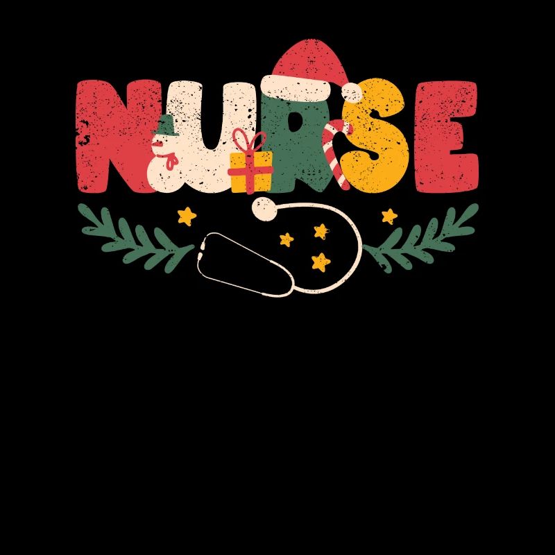 Nurse RN Stethoscope Christmas Tree