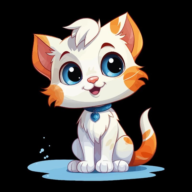 Chat mignon mignon rit chaton heureux chat