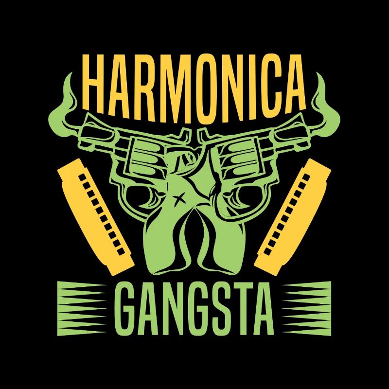 Drôle d’harmonica Harmonica Gangsta Harmonica