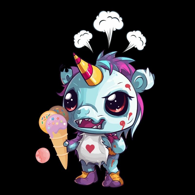 wütendes Einhorn - Angry Unicorn - Einhorn böse