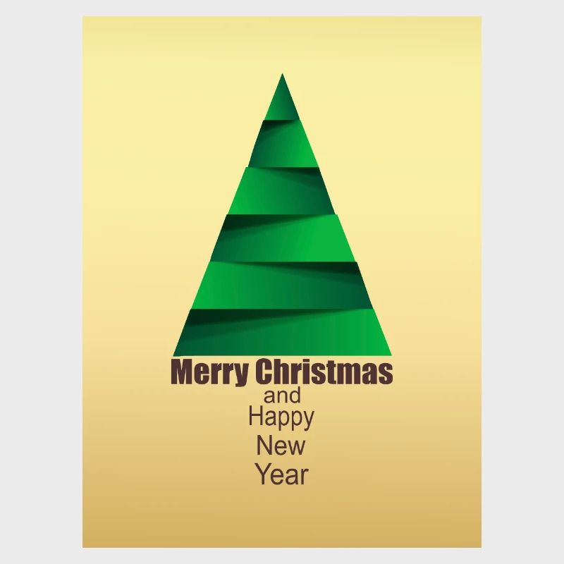 Moderner abstrakter Weihnachtsbaum Modern Abstract