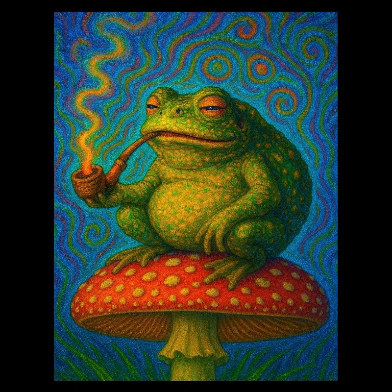 Smoking Toad