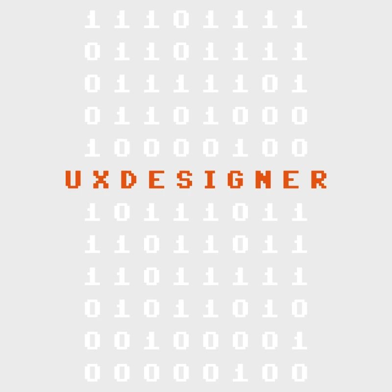 UX Designer Nerd Matrix Bit Bytes Geschenk