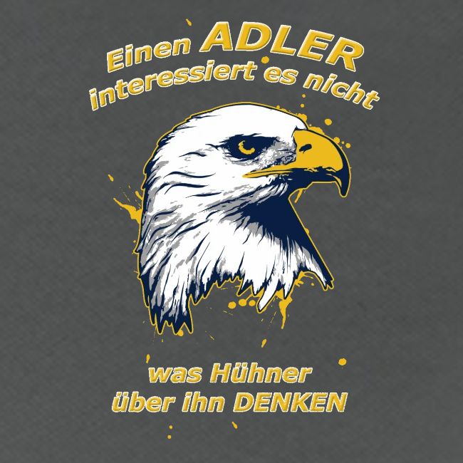 Adler interesse Huehner